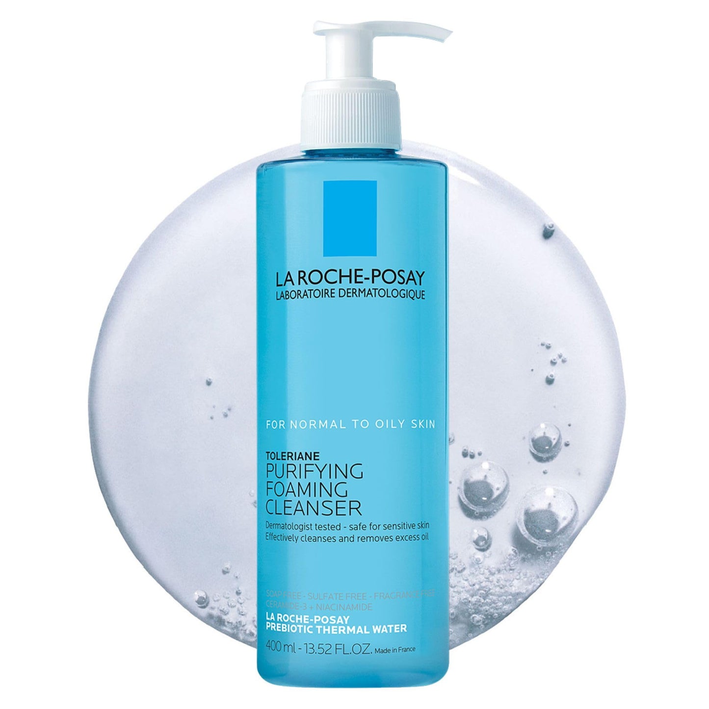 La Roche-Posay Toleriane Purifying Foaming Facial Cleanser, Oil Free Face Wash for Oily Skin with Niacinamide, Pore Cleanser WonÕt Dry Out Skin, Unscented