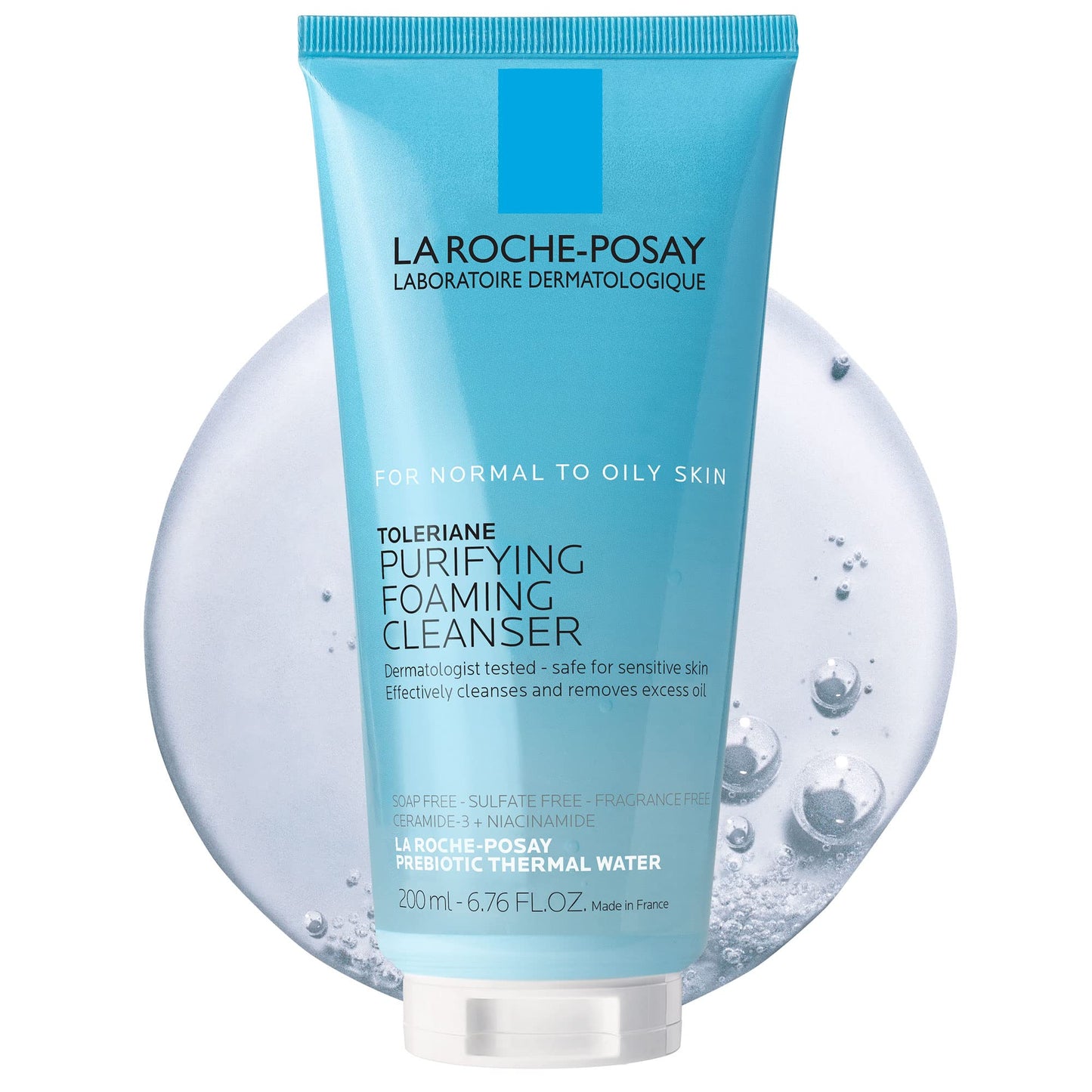 La Roche-Posay Toleriane Purifying Foaming Facial Cleanser, Face Wash for Oily and Normal Skin with Niacinamide, WonÕt Dry Out Skin, Soap And Fragrance Free